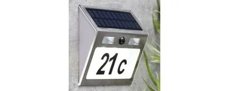 Numbers and letters for houses